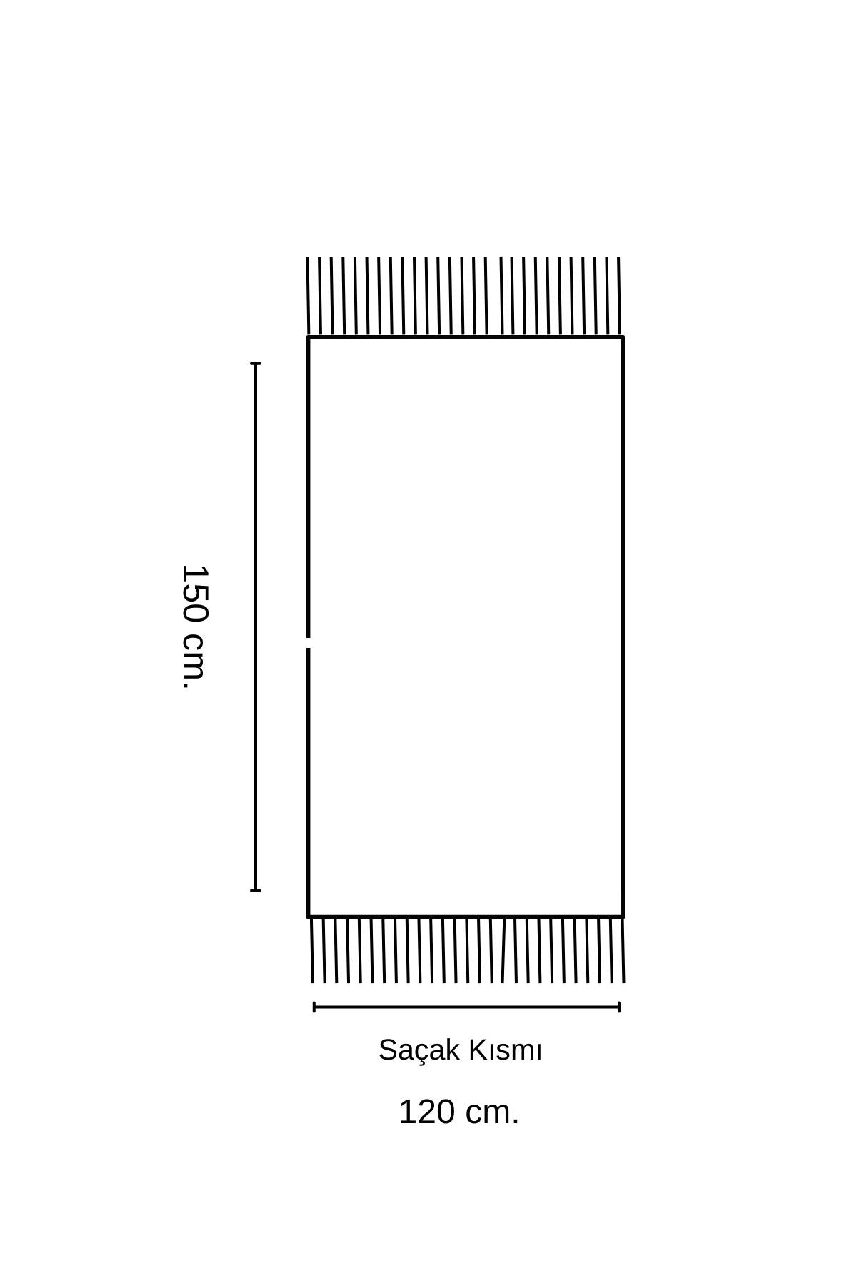 Pamuklu Tekli Koltuk ve Berjer Örtüsü - Tv Battaniyesi Throw- Line- 120*150 cm